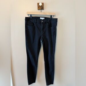 LOFT Women's Dark Blue Skinny Jeans